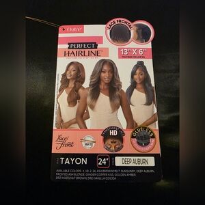 Outre Lace Front Wig - Perfect Hair Line 13X6 - Tayon Deep Auburn